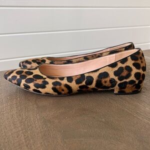 J. Crew Women’s Size 6 Calf Hair Leopard Flats